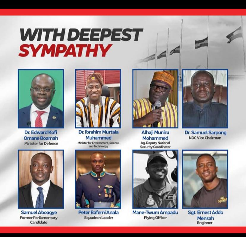 WACoN COMMISERATES WITH FAMILIES OF DECEASED COMPATRIOTS IN HELICOPTER CRASH